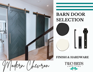 Quick Ship Modern Chevron Door Package