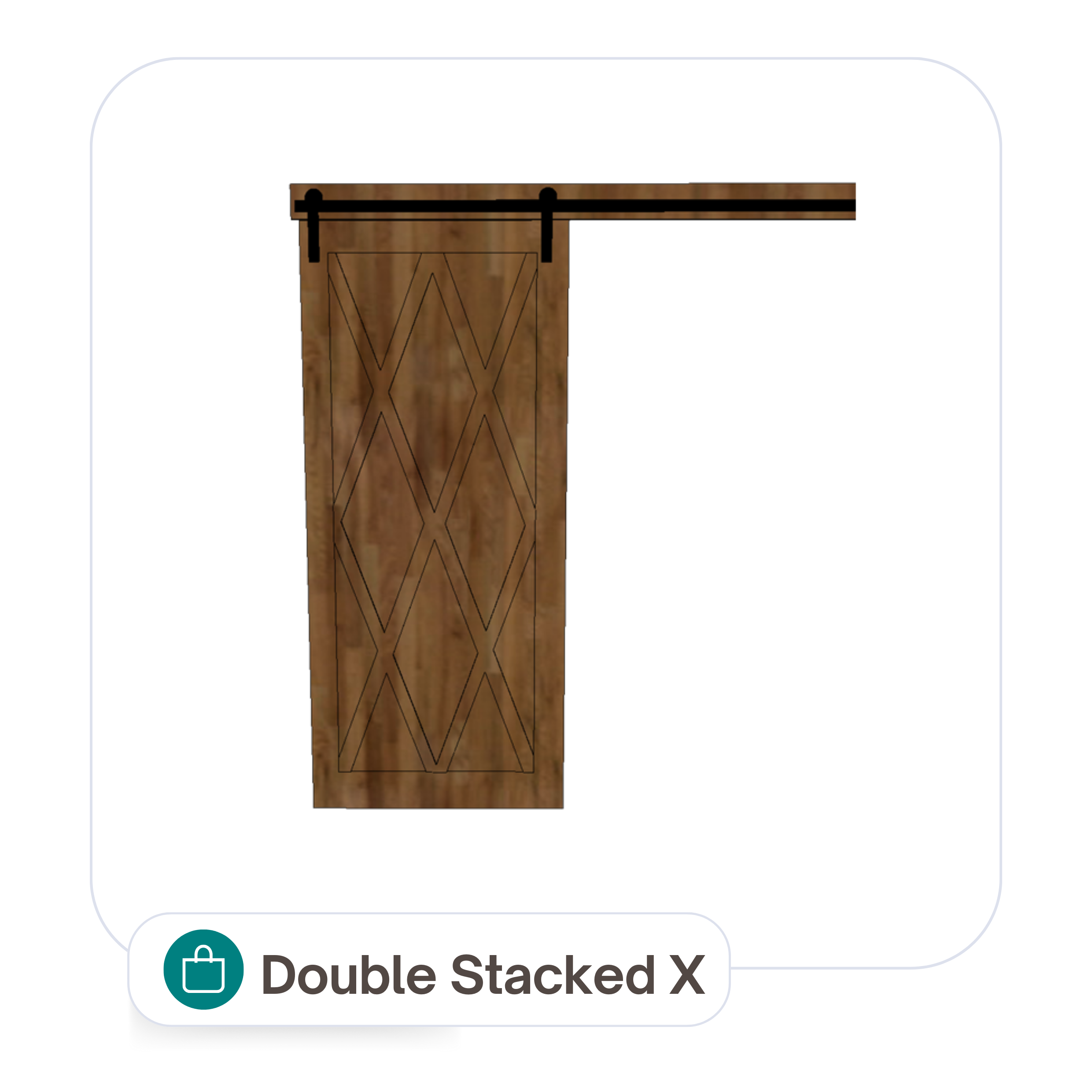 Barn Door - Double Stacked X