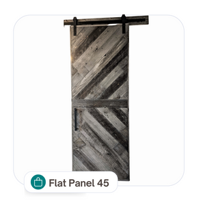 Barn Door Package - Flat Panel 45