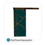 Load image into Gallery viewer, Barn Door Package - Flat Panel Geometric
