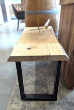 Load image into Gallery viewer, Live Edge Oak Bench
