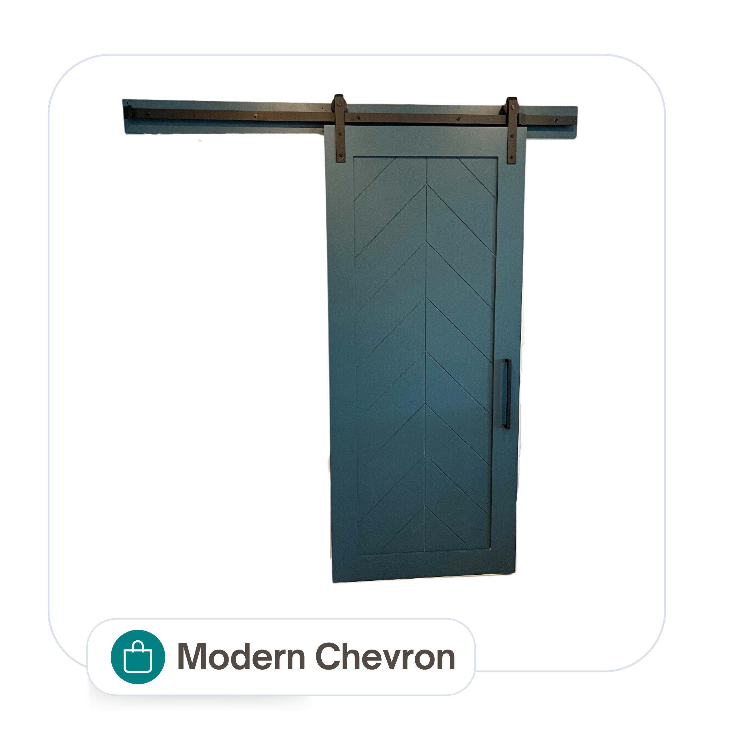Barn Door Package - Modern Chevron