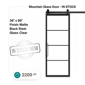 In Stock MOUNTAIN Glass Doors