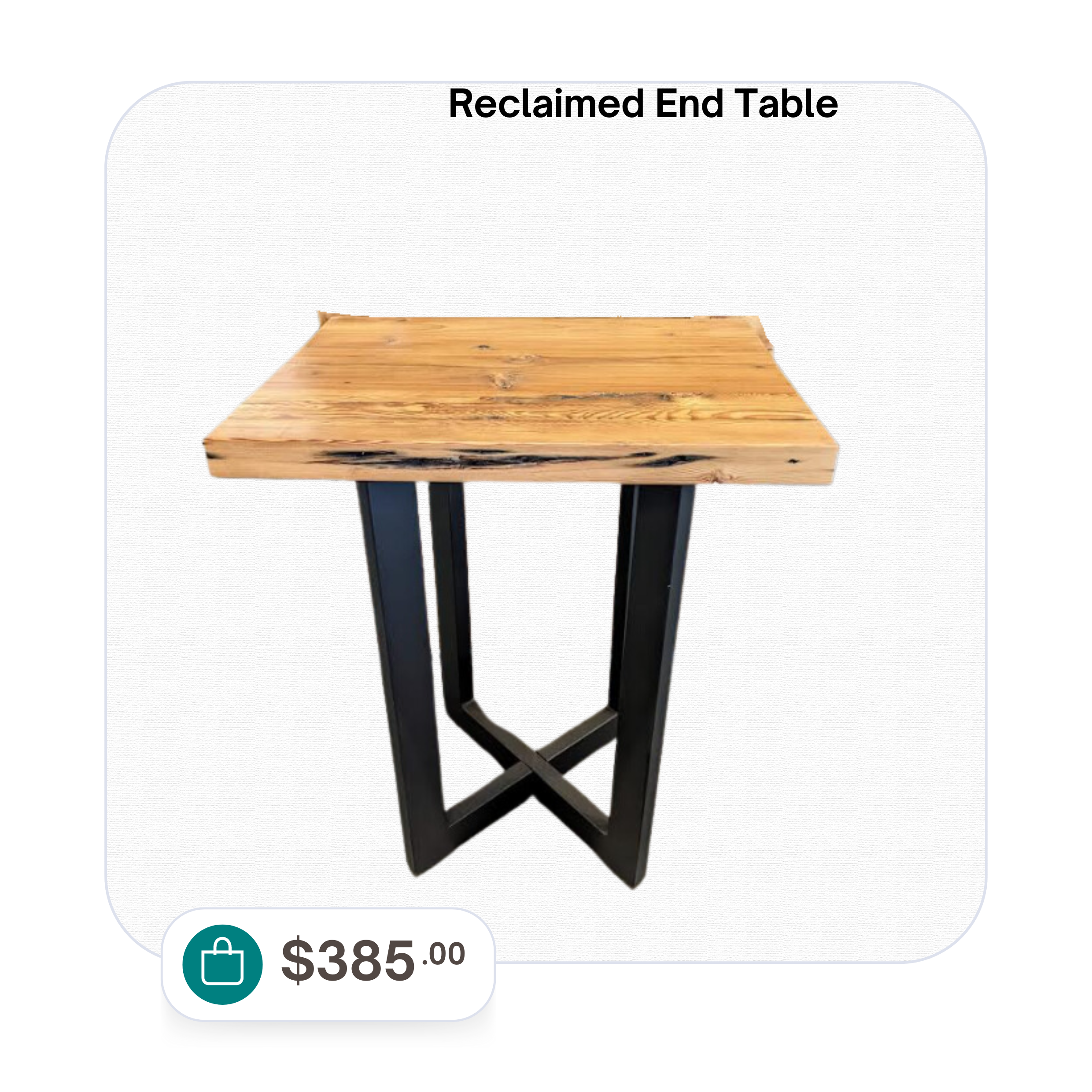 Reclaimed Fir End table