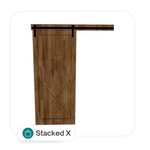 Load image into Gallery viewer, Barn Door Package - Stacked X
