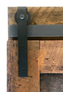 3" Barn Door Hanger Kit - Matte Black