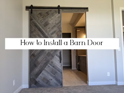 Barn Door Package - Flat Panel Geometric